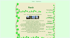 Desktop Screenshot of ferien-in-ferch.de