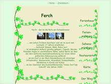 Tablet Screenshot of ferien-in-ferch.de